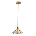 thumbnail image 2 of DOLITY Glass Pendant Light Ceiling Mount Pendant Lighting for Entryway Bar Tea Room B, 2 of 8