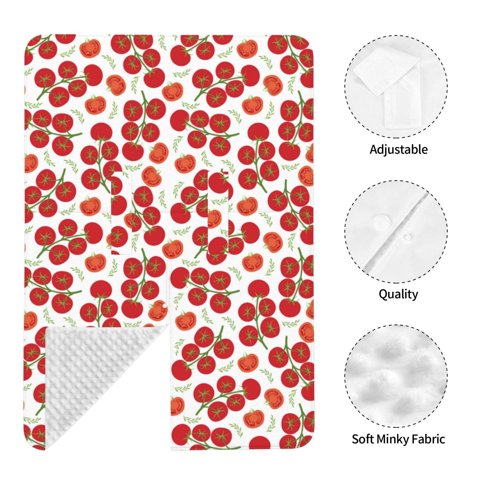 Naloa Tomato Baby Car Seat Cover, Breathable Baby Carrier Cover, Multiuse Baby Carrier Cover & Nursing Breastfeeding Cover
