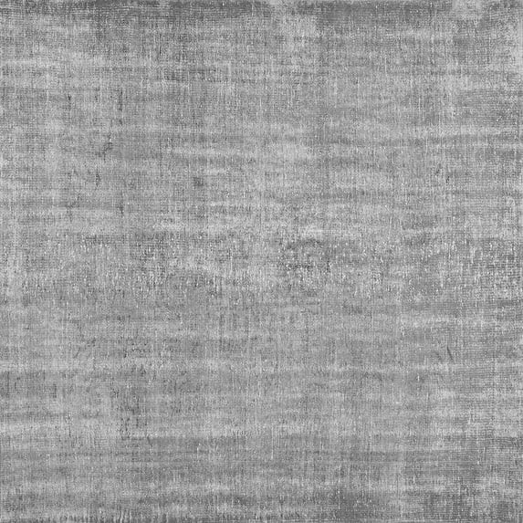 Ahgly Company Indoor Square Abstract Gray Contemporary Area Rugs, 8' Square