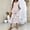 Light Gray, variant on Women's Leaf Print Two-Piece Set Plus Size Summer Lounge Wide Leg Pants Matching Tops Travel Beach Vacation Outfits