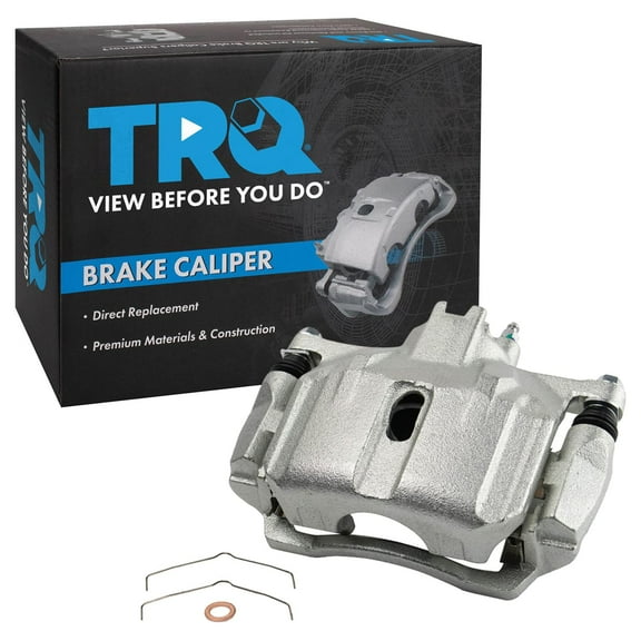 TRQ Front Left Brake Caliper w/Bracket Drivers Side Compatible with 2012-2015 Honda Civic