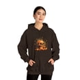 thumbnail image 5 of Pumpkin Skull Dot Day Unisex Heavy Blend™ Hooded Sweatshirt, 5 of 9