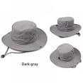 thumbnail image 2 of Mens Chapeau de Soleil Seau Pêche Randonnée Chapeau Large Bord UV Protection Chapeau, 2 of 5