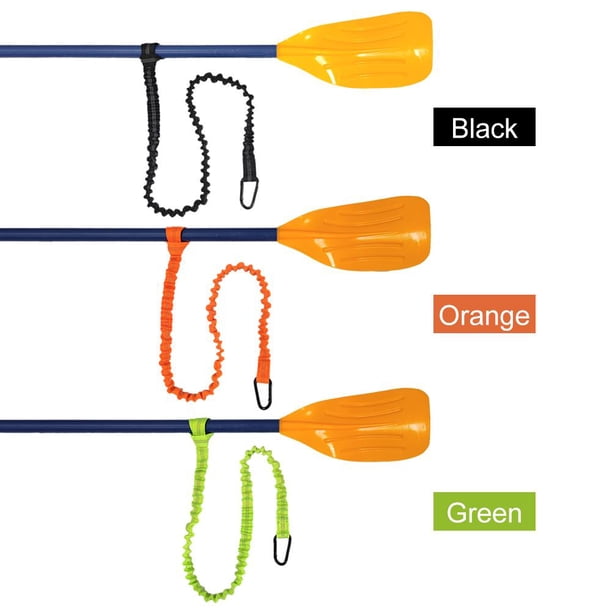 Correa elástica para remo de kayak Correa ajustable para remo (naranja)