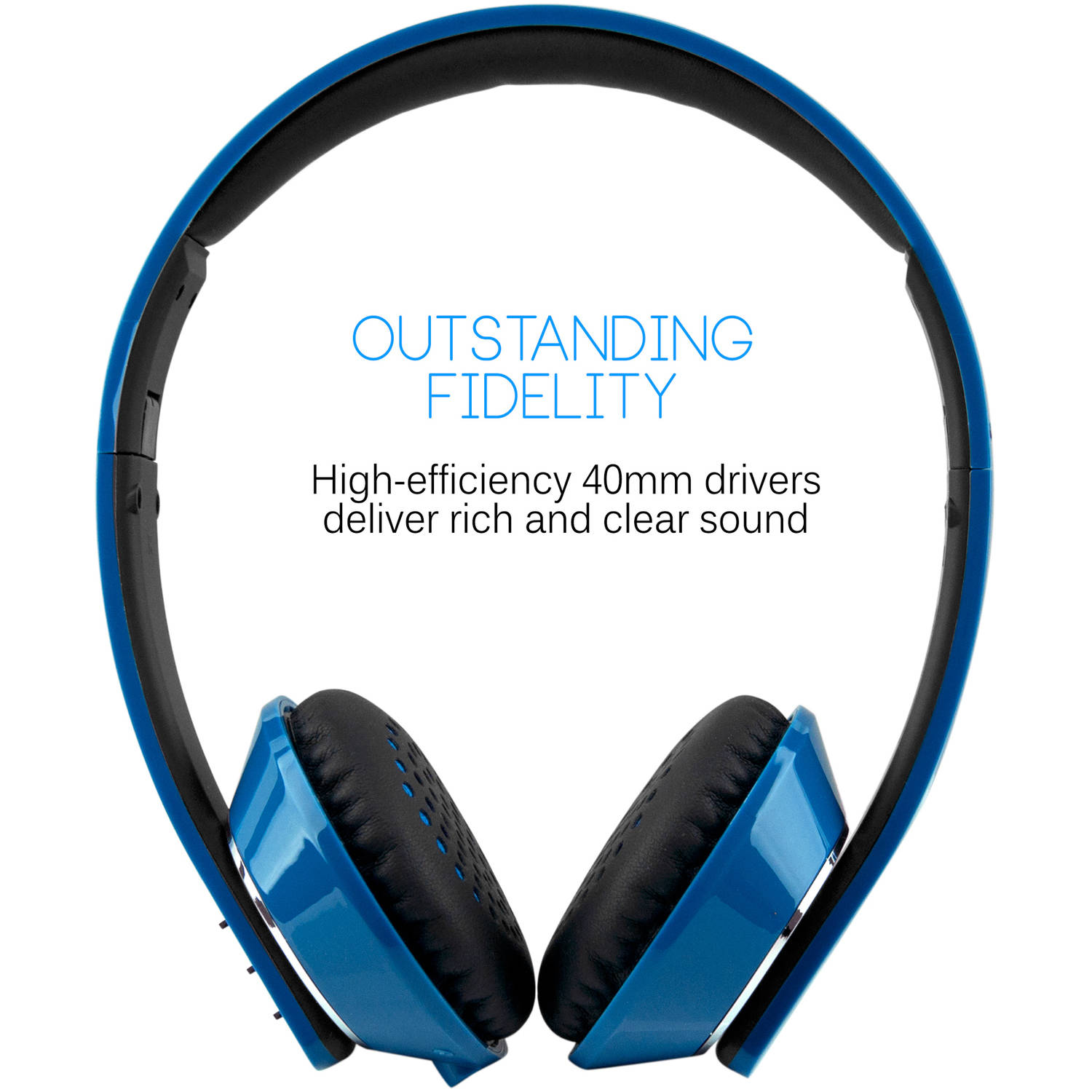 MEElectronics Air-Fi Runaway AF32 - Headset - on-ear - Bluetooth - wireless - blue - image 3 of 5