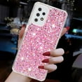 thumbnail image 5 of for Samsung Galaxy A23 5G Glitter Case, Cute Bling Sparkle Shiny Slim Soft Silicone Reflective Clear TPU Bumper Women Girls Shockproof Protective Phone Case for Samsung Galaxy A23 5G, Pink, 5 of 6