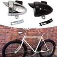 thumbnail image 2 of Chrome Retro Metal Shell Retro Bicycle Led Headlight With Super Bright Bead, 2 of 7