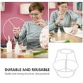 thumbnail image 2 of Raindrops White Iron Wire Lamp Cover for DIY Lighting Accessories Durable and Safe, 2 of 8