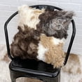 thumbnail image 5 of G.L.Bowron & Co. Ltd. The Mood Tigrado Spanish Sheepskin Patchwork Throw Pillow Multi-Color, 5 of 5