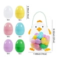 thumbnail image 2 of Orangide Easter Bunny Egg Fillable Candy Box Chick Egg Shaped Treat Holder Plastic Easter Basket Stuffer Gift Box For Kids Party Favors, 2 of 6