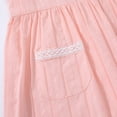 thumbnail image 6 of 2-Pack Toddler Girls School Dresses, Sleeveless Peter Pan Collar Uniform Dresses for Back to School, White&Pink , 2T–7T, 6 of 6