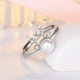 thumbnail image 3 of Xihbxyly Anillo Elegante, Banda de Aleación Ajustable, Detalle de Circonita Cúbica Brillante, Regalo Perfecto para Cualquier Ocasión, Cumpleaños, Aniversario, Navidad, Regalo Significativo para Él o, 3 of 3