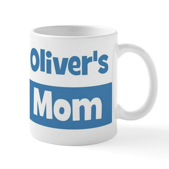 CafePress - Olivers Mom Mug - 11 oz Ceramic Mug - Novelty Coffee Tea Cup