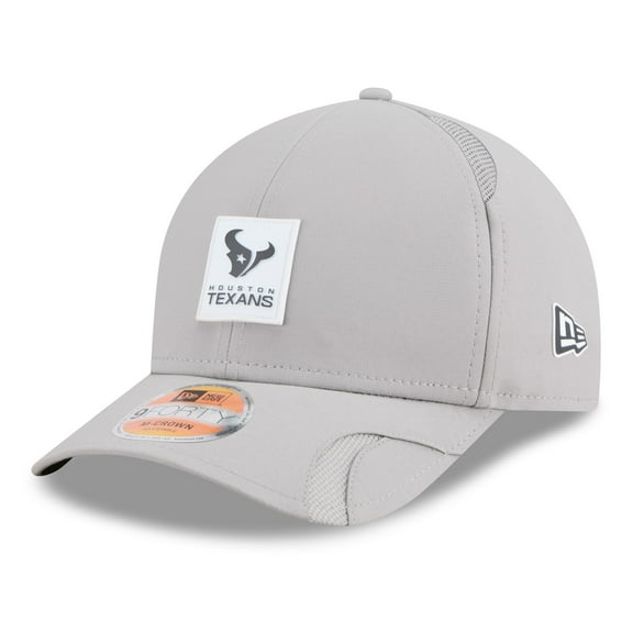 Men's New Era Gray Houston Texans 2025 Sideline M-Crown 9FORTY Adjustable Hat