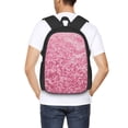 thumbnail image 4 of Balery Pink Glitter Mochila para hombre y mujer - Tela Oxford 600D resistente - Gran capacidad, resistente al agua, ideal para la escuela, viajes y senderismo, 4 of 6