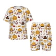 thumbnail image 1 of Balery Thanksgiving Conjunto de Pijama Infantil de Manga Corta con Estampado – Ropa de Dormir de Algodón Suave-3X-Large, 1 of 6