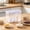 🌻 White#42, variant on Food Storage Container, Airtight Plastic Pantry Organizer Box for Cereal Snack Dry Food, Leakproof Sealed Design, Stackable Reusable Kitchen Container