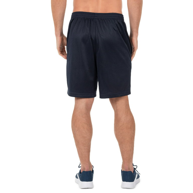 Athletic Works Men's 8 Active Ricehole Mesh Shorts, 2-Pack, up to