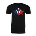 thumbnail image 2 of Red, White and Blue Star, Men's USA T-shirts, 4th of July T-shirts - Black MH200PATRIOT S17 M, 2 of 3