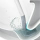 thumbnail image 3 of Escobilla de baño de silicona para Golf, mango largo, escobilla de limpieza para inodoro montada en la pared con juego de soporte (blanco), 3 of 5