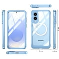 thumbnail image 2 of Case for Samsung Galaxy S25 Edge, Heavy Duty & Rugged [Built-in Screen Protector] Shockproof Drop Protection with Port Anti-Dust/Scratch 360 Full Body Phone Cases For Samsung Galaxy S25 Edge,Blue, 2 of 4