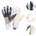 thumbnail image 6 of Tnarru Kids Goalkeeper Gloves 3D Convex Trendy Lightweight Sports Equipments Goalie Gloves for Boys Girls Football Lovers 10 size gold, 6 of 10