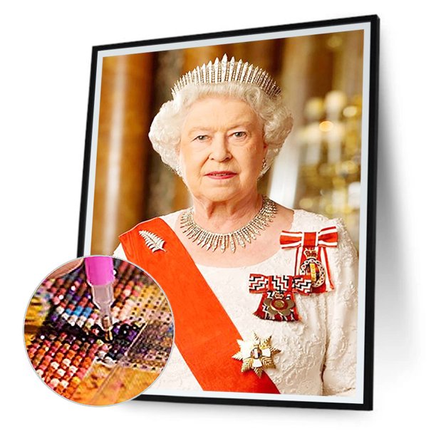 Cuadros Decorativos La reina de Inglaterra 5D DIY Diamond Painting Kits Full Square Drill Wall Decor