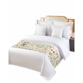thumbnail image 2 of Xipuska Vintage Floral Blossom Bed Runners for King Size Bed, Decorative Bed Throws for Foot of Bed, Spring Summer Rustic Botanical Bed Runner Sofa Throw Bedding Scarf Protector Slipcover for Bedroom, 2 of 6