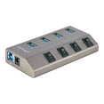 thumbnail image 2 of StarTech.com 4-Port Self-Powered USB-C Hub with Individual On/Off Switches, USB 3.0 5Gbps Expansion Hub w/Power Supply, Desktop/Ordinateur Portable USB-C to USB-A Hub, 4x BC 1.2 (1.5A), USB Type C Hub USB-C/A Host Cables (5G4AIBS-USB-HUB-NA) - Hub - 4 x USB 3.2 Gen 1 - Bureau, 2 of 7