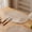 Beige, variant on Decorative Home Hotel Oval Braided Placemats Set of 4 Woven 12x18 Inch Non Slip Washable Heat Resistant Place Mats (Orange, 4)