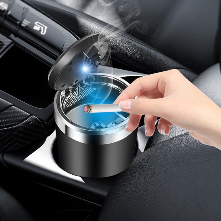 Car Ashtray / Car Cup Holder Ash Tray with Blue LED Light at Rs 50/piece, Car  Ash Tray in New Delhi