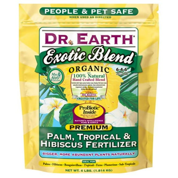 Dr Earth 756P 4 lbs. Exotic Blend Tropical Fertilizer