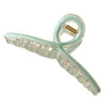 thumbnail image 5 of Skymirror Hair Claw Clip Solid Color Elegant Acrylic Clamp Non-slip Styling Tool Hair Fixer Headwear Shark Clip Women Half Bun Hairpin Hair Accessories, 5 of 8