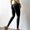 #0041-Black, variant on TaTaai Womens Solid Loose Yoga Pants Mid Waist Casual Leggings Trousers Bottoms for Daily Home Gym