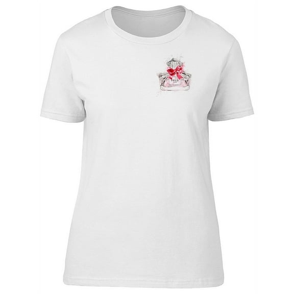 Upperside Perfume Ribbon T-Shirt Women -Image by Shutterstock, Female Small