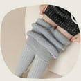 thumbnail image 4 of Generic Toddler Kids Baby Girls Cotton Thick Lined Warm Leggings Knitted Pantihose Stretchy Basic Ninth Length Pants Pantyhose For Winter Stocking Toddler Cute Animal Print Skinny Pants, 4 of 4