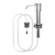 thumbnail image 3 of Dispensador de jabón para platos con dispensador de jabón integrado. Fácil de usar y portátil con extensión. Plata, 3 of 9