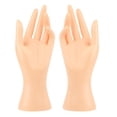 thumbnail image 2 of 2Pcs Female Mannequin Hand Watch Stand Support for Tabletop Photograph Props Beige, 2 of 10