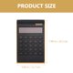 thumbnail image 3 of ColoMX Calculadora solar profesional Calculadora de escritorio portátil Plástico Calculadora básica, 3 of 8