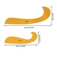 thumbnail image 3 of Milue Curve Ruler Cloud Ruler Multifunctional Drawing Templates Curve Garment Ruler, 3 of 11