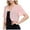 Pink, variant on Hpapadks Lightweight Cardigans for Women Translucent Thin Mesh Solid Short Sleeve Loose Beach Holiday Open Front Tops Shrugs for Women