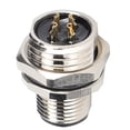 thumbnail image 1 of 4pin Plug Connector, Thread Panel M12 Waterproof Connector Epoxy Resin Design  For Industry For Installation, 1 of 8