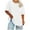 X-White, variant on Summer Plus Size Shirts for Womens Short Sleeved Solid Base Shirt Sports T-shirt Round Neck Tops