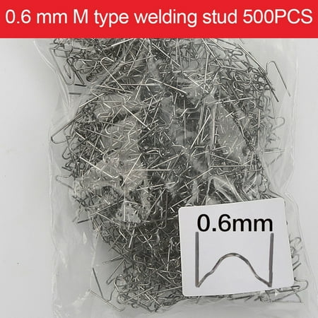 

500PCS 0.6/0.8mm Hot Stapler Staples For Car Bumper Plastic Welder Repair Kit