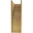 thumbnail image 4 of 11"W x 22"D x 33"H Classic Helena Rough Cedar Woodgrain TimberThane Corbel, Primed Tan, 4 of 6