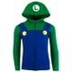 thumbnail image 1 of Sudadera con capucha Nintendo Super Mario Bros. Boys Luigi Talla 5/6, 1 of 7