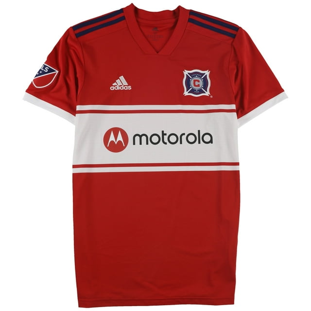 Adidas Mens Chicago Fire Motorola Jersey, red, XL