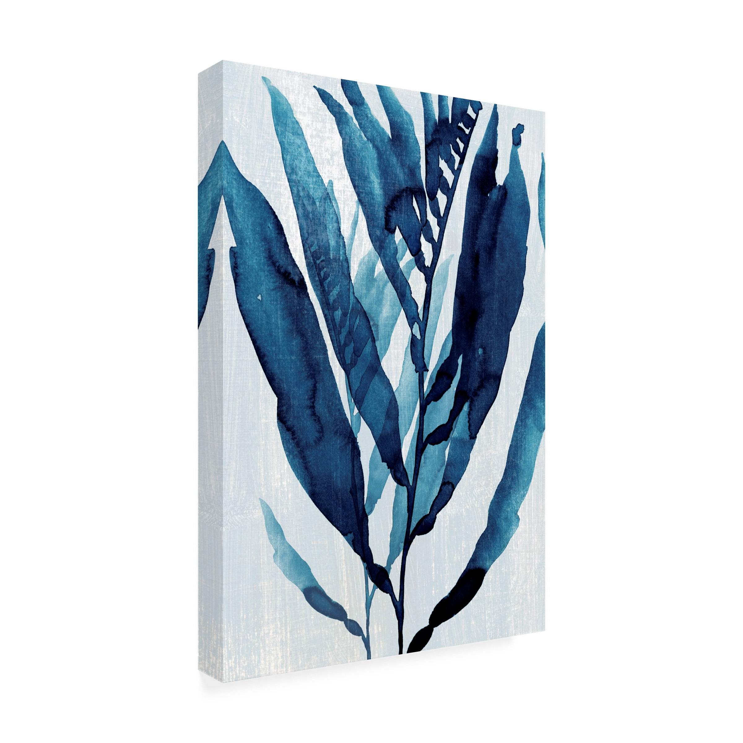 Annie Warren 'Blue Drift I' Canvas Art