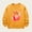 Yellow, variant on Bnwani Black Hoodie Sweatshirt for Girls Crew Neck Long Sleeve Fleece Casual Comfortable Print Size 2-3t