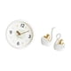 thumbnail image 5 of Reloj de pared,Reloj de pared decorativo,moderno y elegante.,Reloj de pared redondo silencioso y sin tictac,regalo,estatua de cisne,Estatuas y figuritas de cisne de cerámica modernas Esculturas, 5 of 8